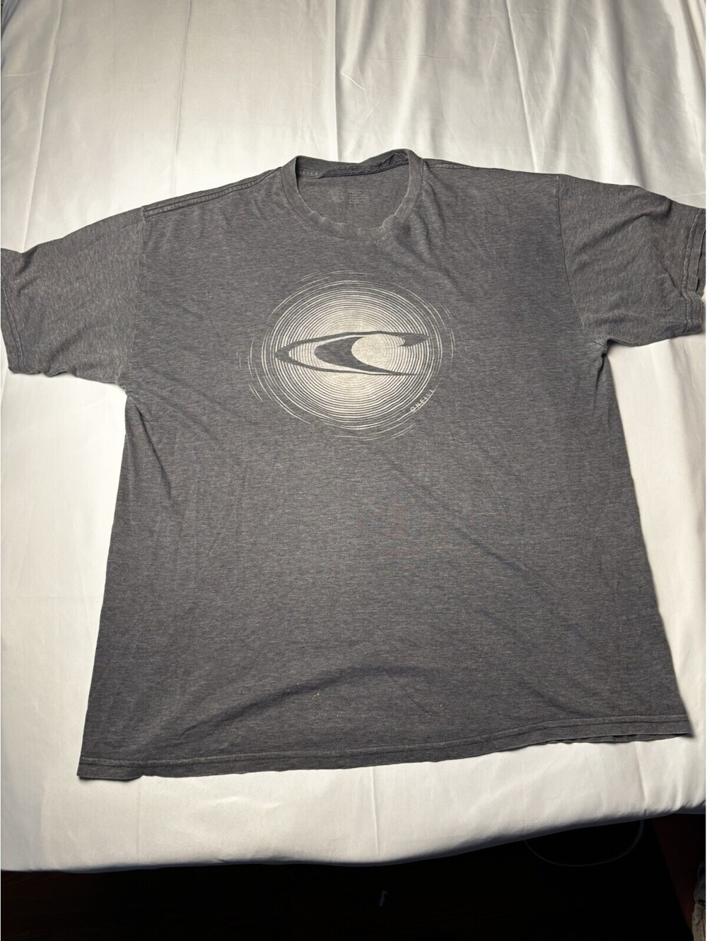 O'Neill Gray Graphic T-Shirt with Circular Logo